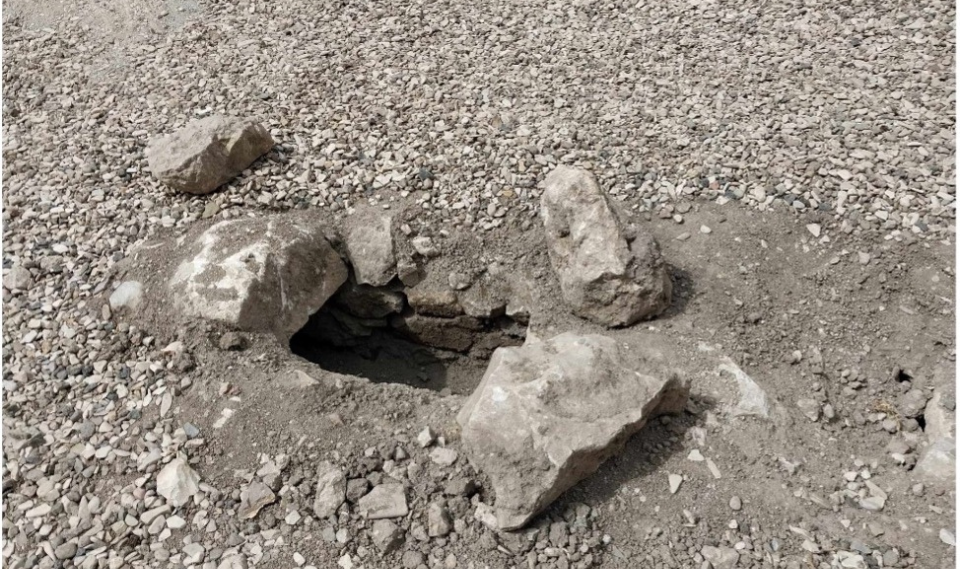 Ամարասի վանական համալիրի բակում հայտնաբերվել են անցյալ դարասկզբի հորիզոնական հորաններ